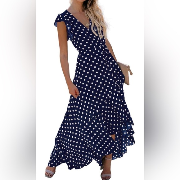 GRECERELLE Women's 2023 Summer Floral Print Maxi Dress xl NWT - Picture 4 of 4